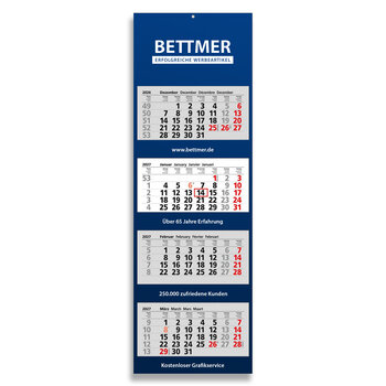 4-Monats-Block-Wandkalender 2027